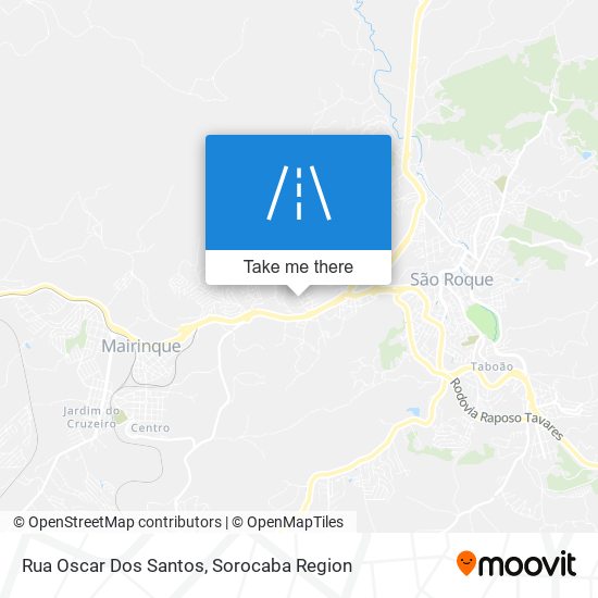 Mapa Rua Oscar Dos Santos