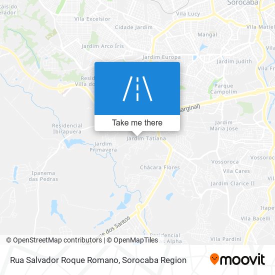 Rua Salvador Roque Romano map