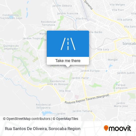 Rua Santos De Oliveira map