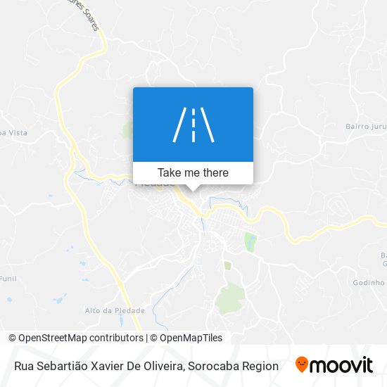 Rua Sebartião Xavier De Oliveira map