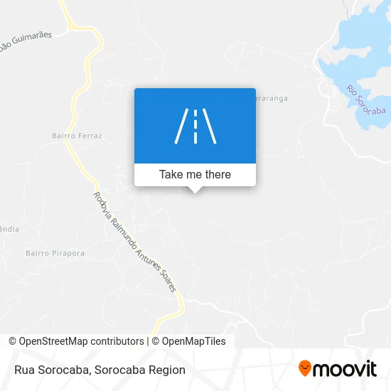 Rua Sorocaba map