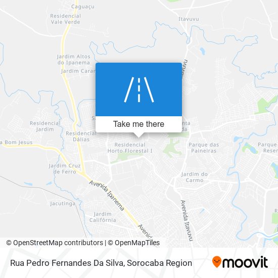 Mapa Rua Pedro Fernandes Da Silva