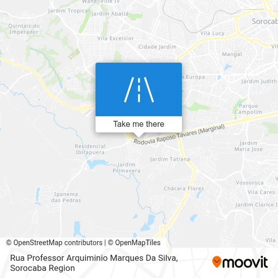 Rua Professor Arquiminio Marques Da Silva map