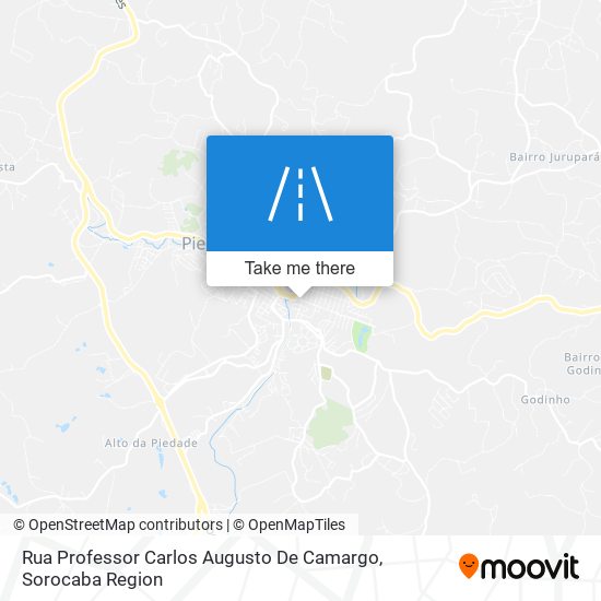 Rua Professor Carlos Augusto De Camargo map