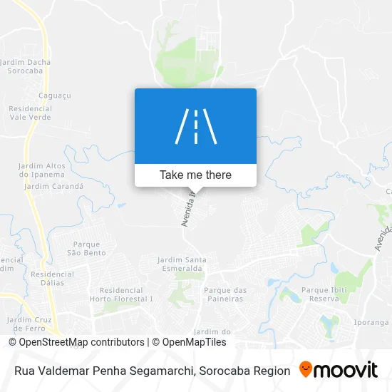 Rua Valdemar Penha Segamarchi map