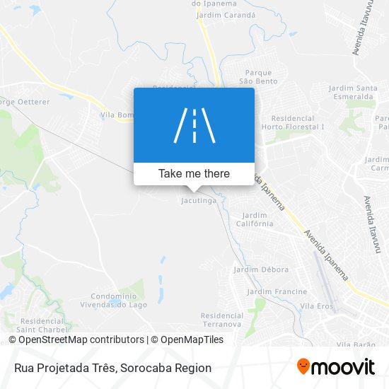 Rua Projetada Três map