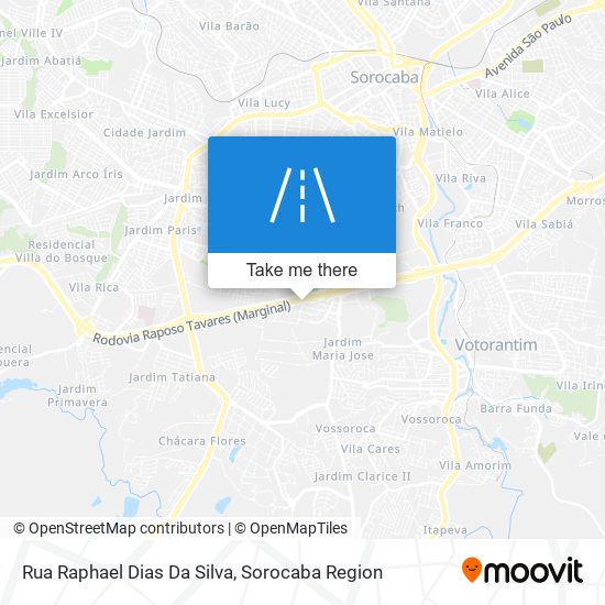 Mapa Rua Raphael Dias Da Silva