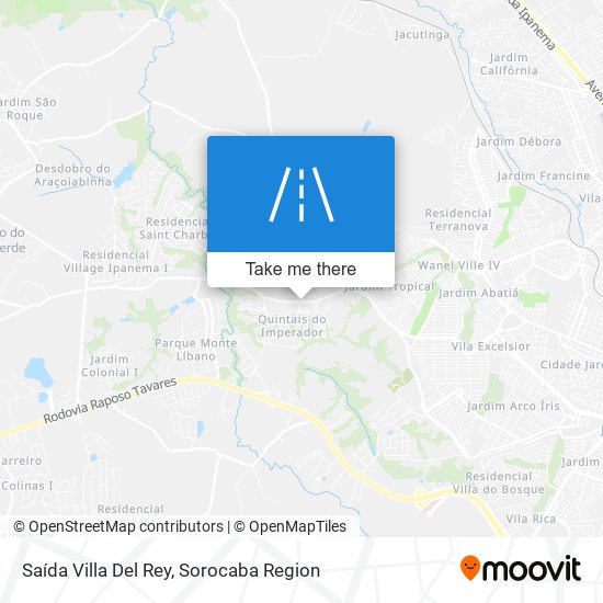 Saída Villa Del Rey map