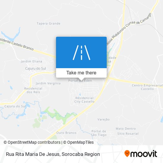 Mapa Rua Rita Maria De Jesus