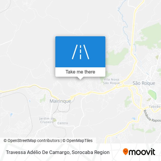 Mapa Travessa Adélio De Camargo
