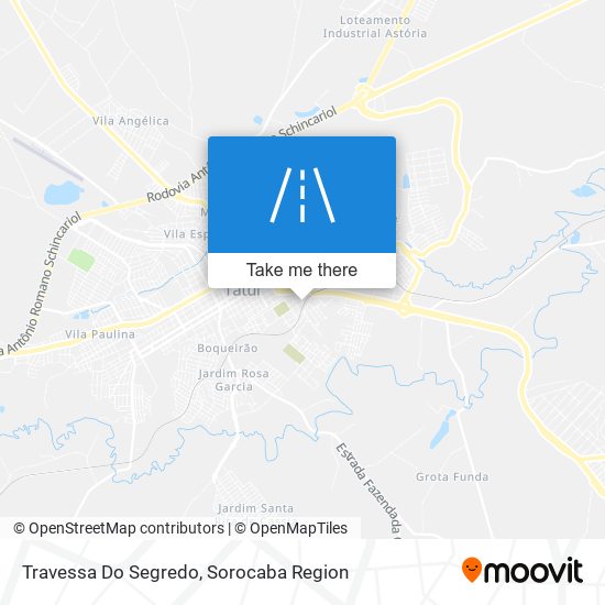 Travessa Do Segredo map