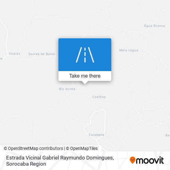 Estrada Vicinal Gabriel Raymundo Domingues map