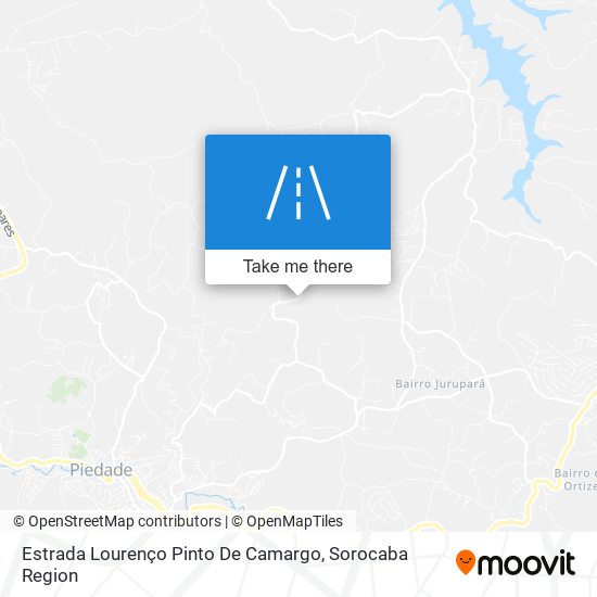 Estrada Lourenço Pinto De Camargo map