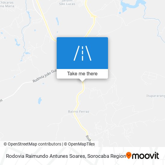 Rodovia Raimundo Antunes Soares map