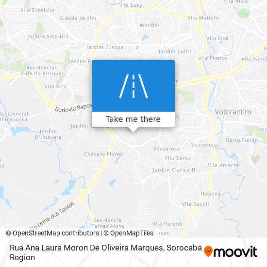 Rua Ana Laura Moron De Oliveira Marques map