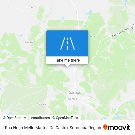 Rua Hugo Mello Mattos De Castro map