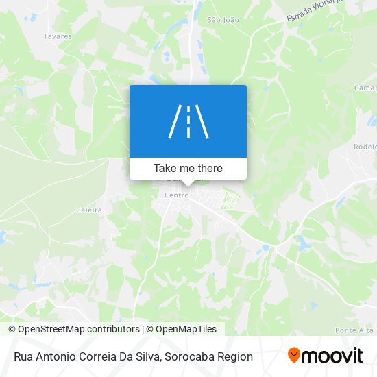 Mapa Rua Antonio Correia Da Silva