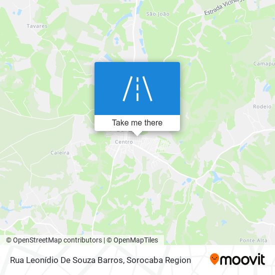 Mapa Rua Leonídio De Souza Barros