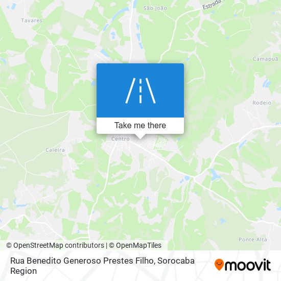 Rua Benedito Generoso Prestes Filho map