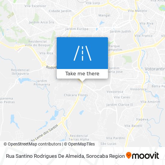 Rua Santino Rodrigues De Almeida map
