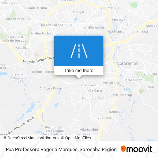 Rua Professora Rogéria Marques map