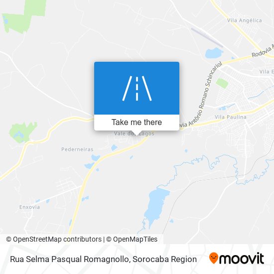 Rua Selma Pasqual Romagnollo map
