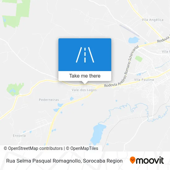 Rua Selma Pasqual Romagnollo map