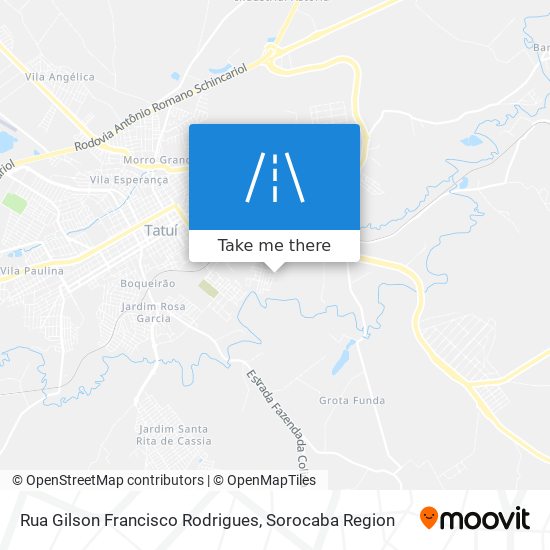 Rua Gilson Francisco Rodrigues map