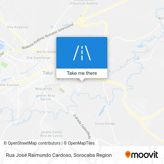 Rua José Raimundo Cardoso map