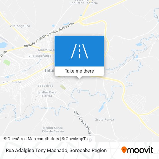 Rua Adalgisa Tony Machado map