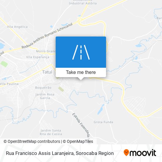 Mapa Rua Francisco Assis Laranjeira