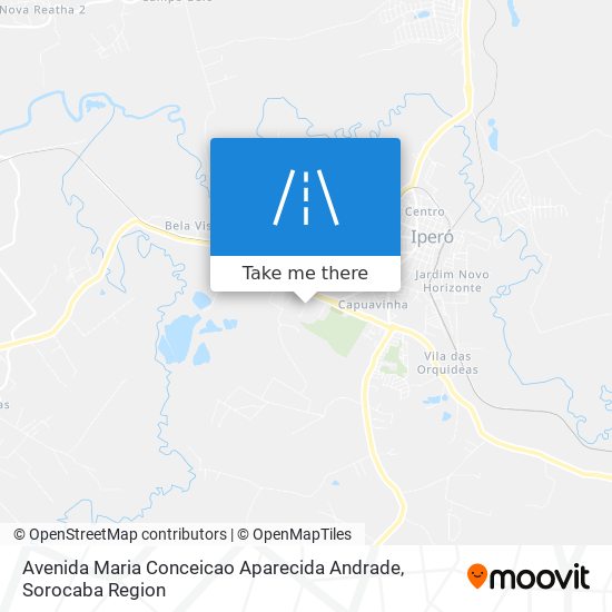 Mapa Avenida Maria Conceicao Aparecida Andrade