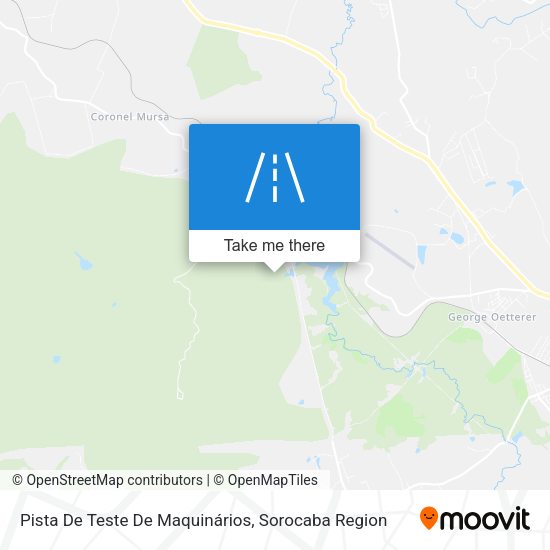 Pista De Teste De Maquinários map