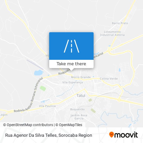 Rua Agenor Da Silva Telles map