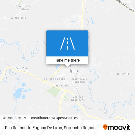 Mapa Rua Raimundo Fogaça De Lima