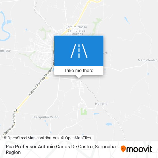 Rua Professor Antônio Carlos De Castro map