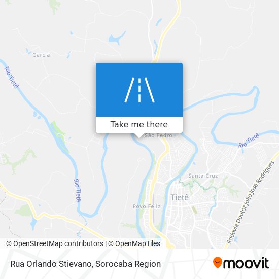Rua Orlando Stievano map