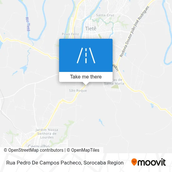 Rua Pedro De Campos Pacheco map