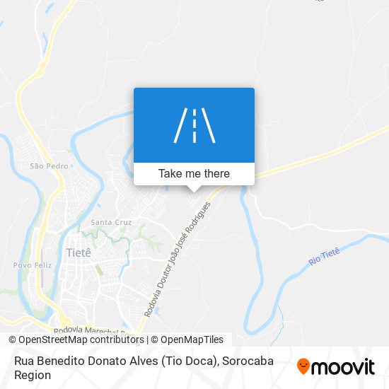 Rua Benedito Donato Alves (Tio Doca) map