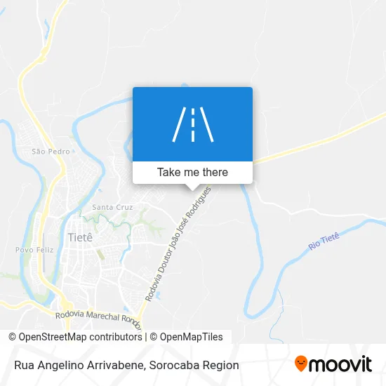 Rua Angelino Arrivabene map
