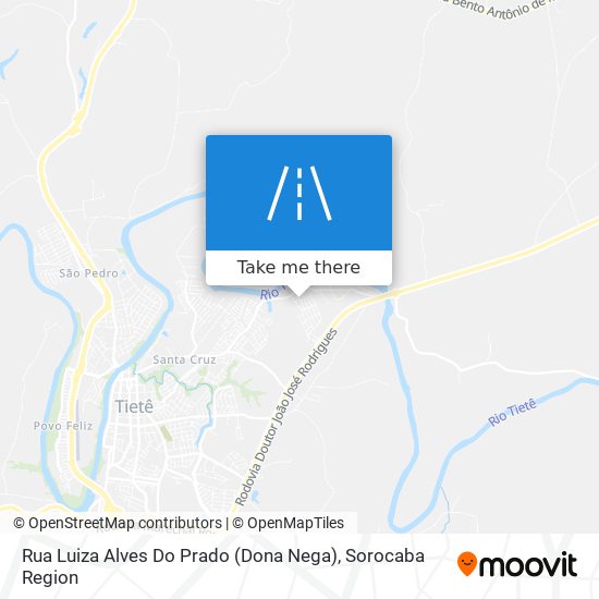 Rua Luiza Alves Do Prado (Dona Nega) map