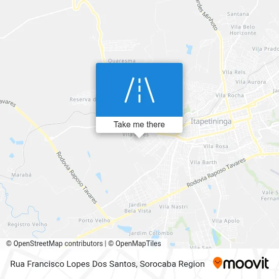 Rua Francisco Lopes Dos Santos map