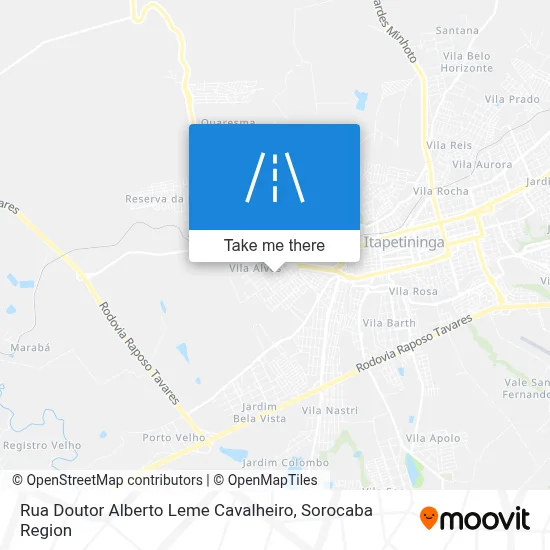 Rua Doutor Alberto Leme Cavalheiro map