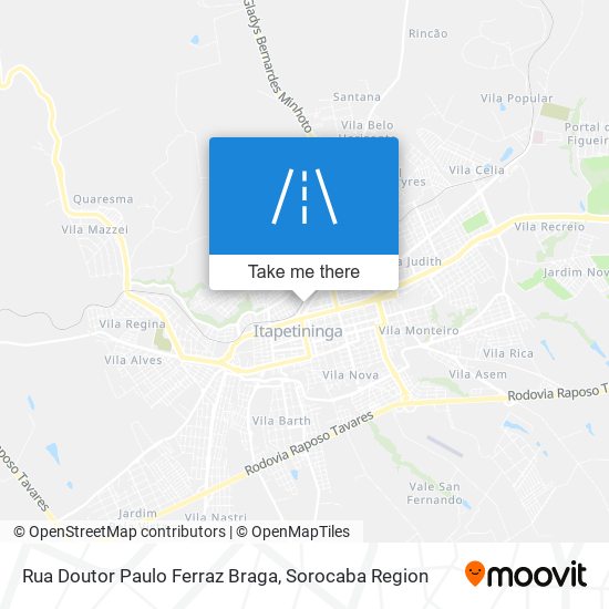 Rua Doutor Paulo Ferraz Braga map