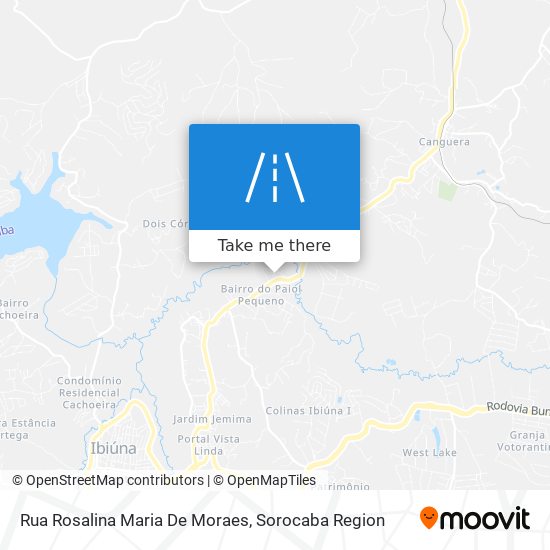 Rua Rosalina Maria De Moraes map