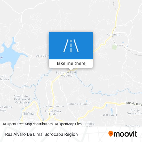 Mapa Rua Álvaro De Lima