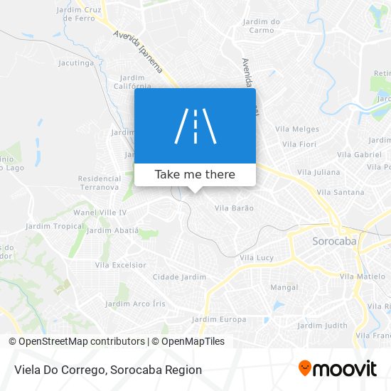 Viela Do Corrego map