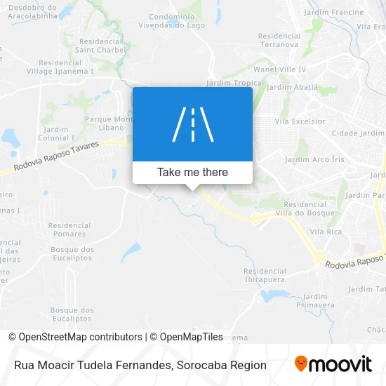 Rua Moacir Tudela Fernandes map