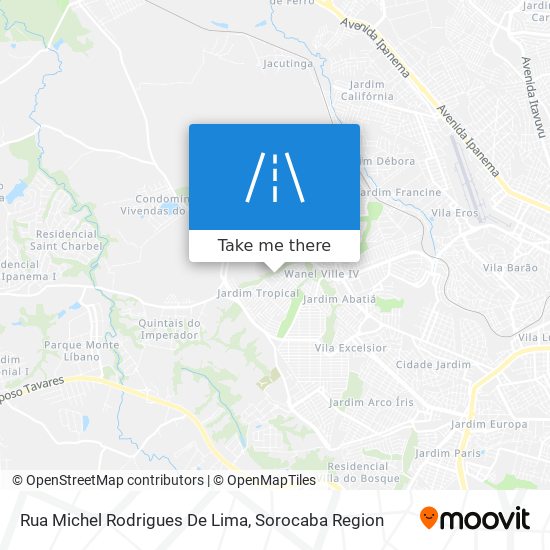 Mapa Rua Michel Rodrigues De Lima