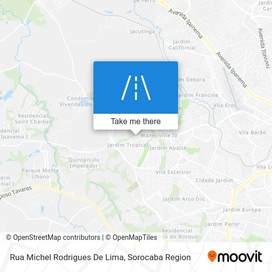 Rua Michel Rodrigues De Lima map
